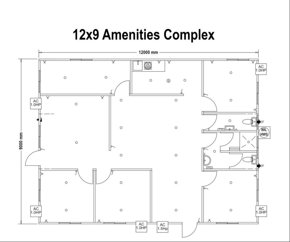 12x9 amenities complex